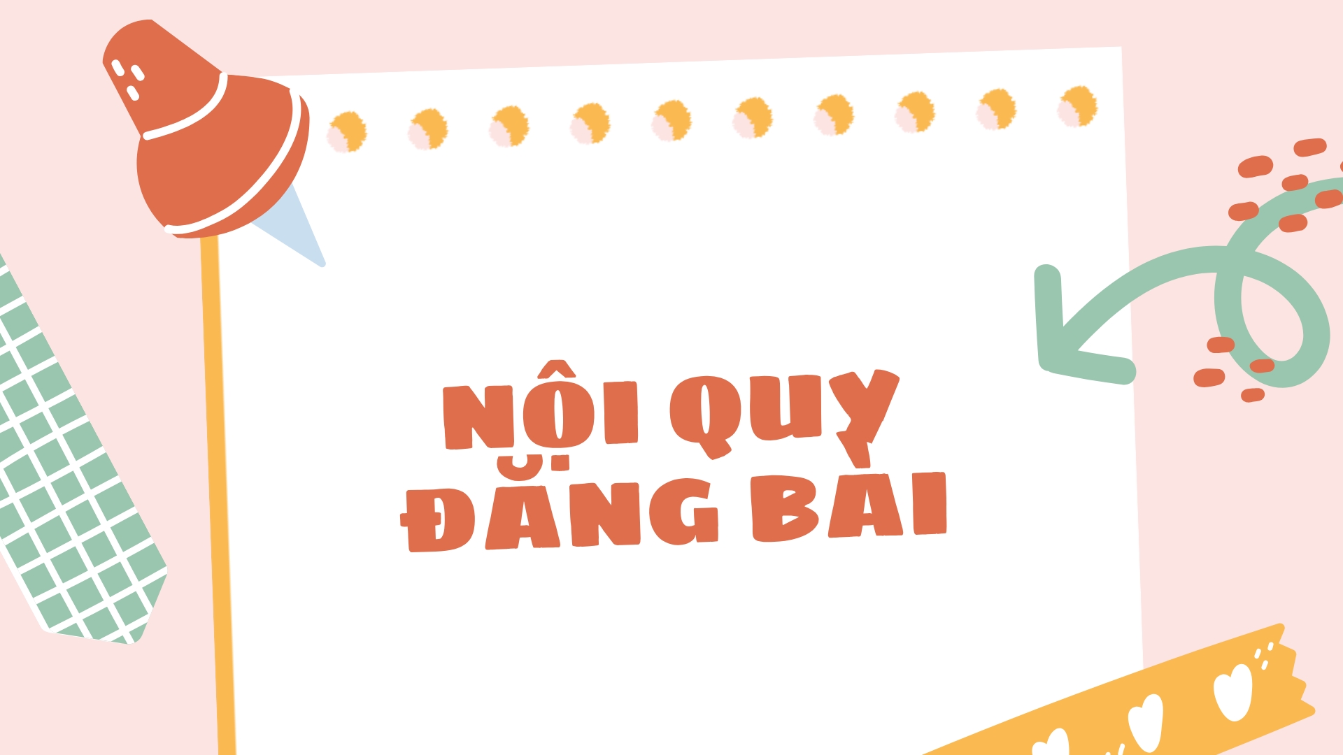 Nội quy đăng bài